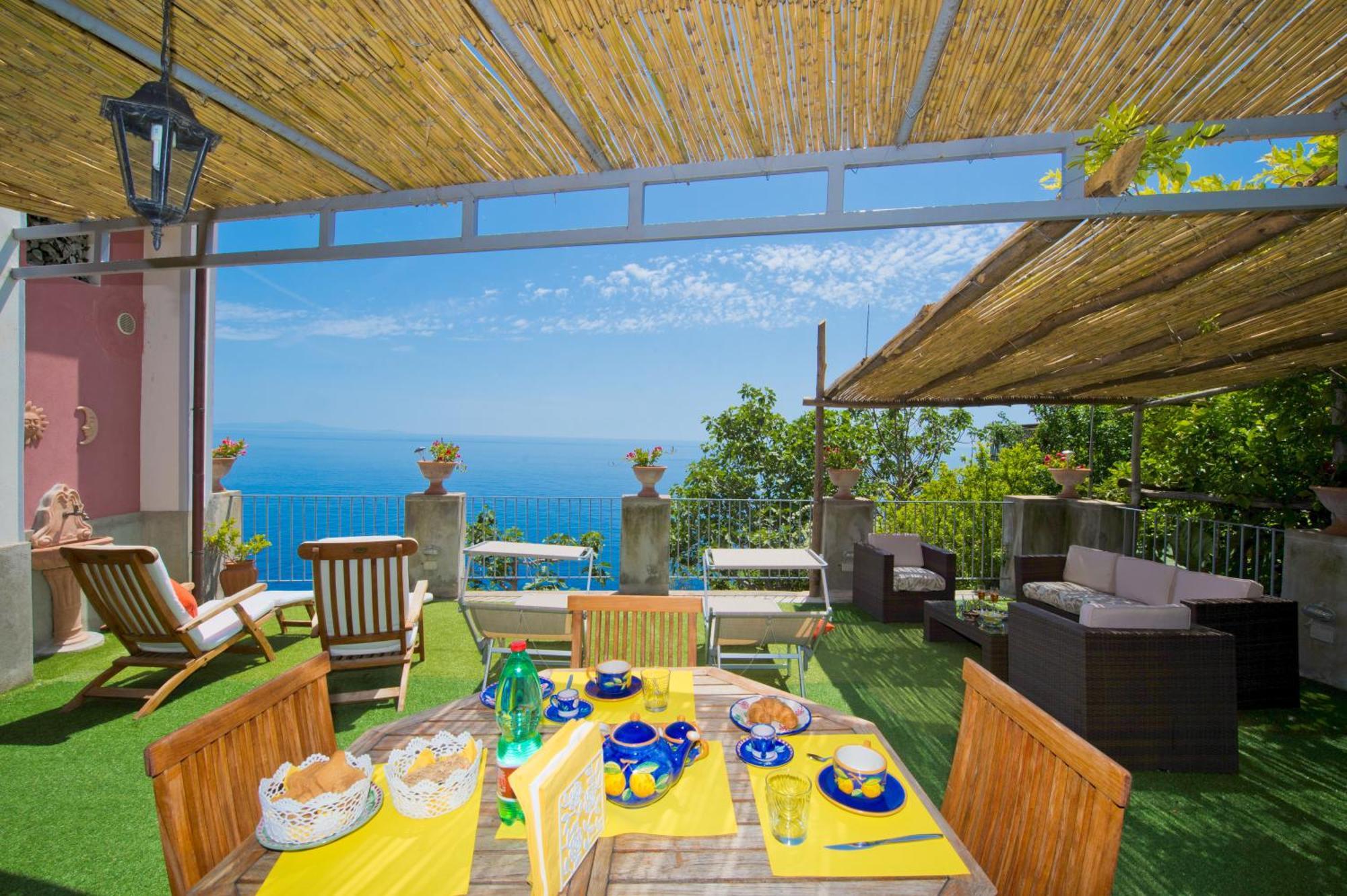 Palazzo Rocco Villa Sunshining In Love Praiano Exterior photo