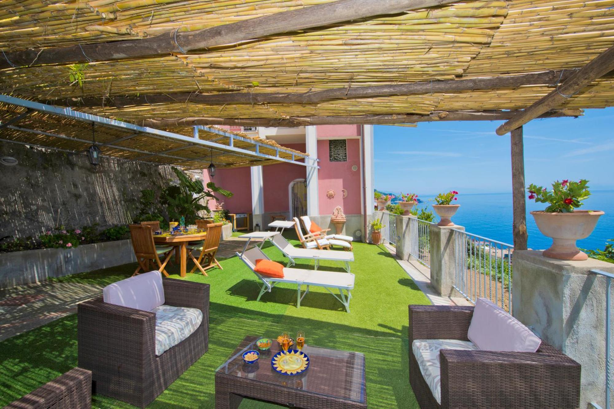 Palazzo Rocco Villa Sunshining In Love Praiano Exterior photo